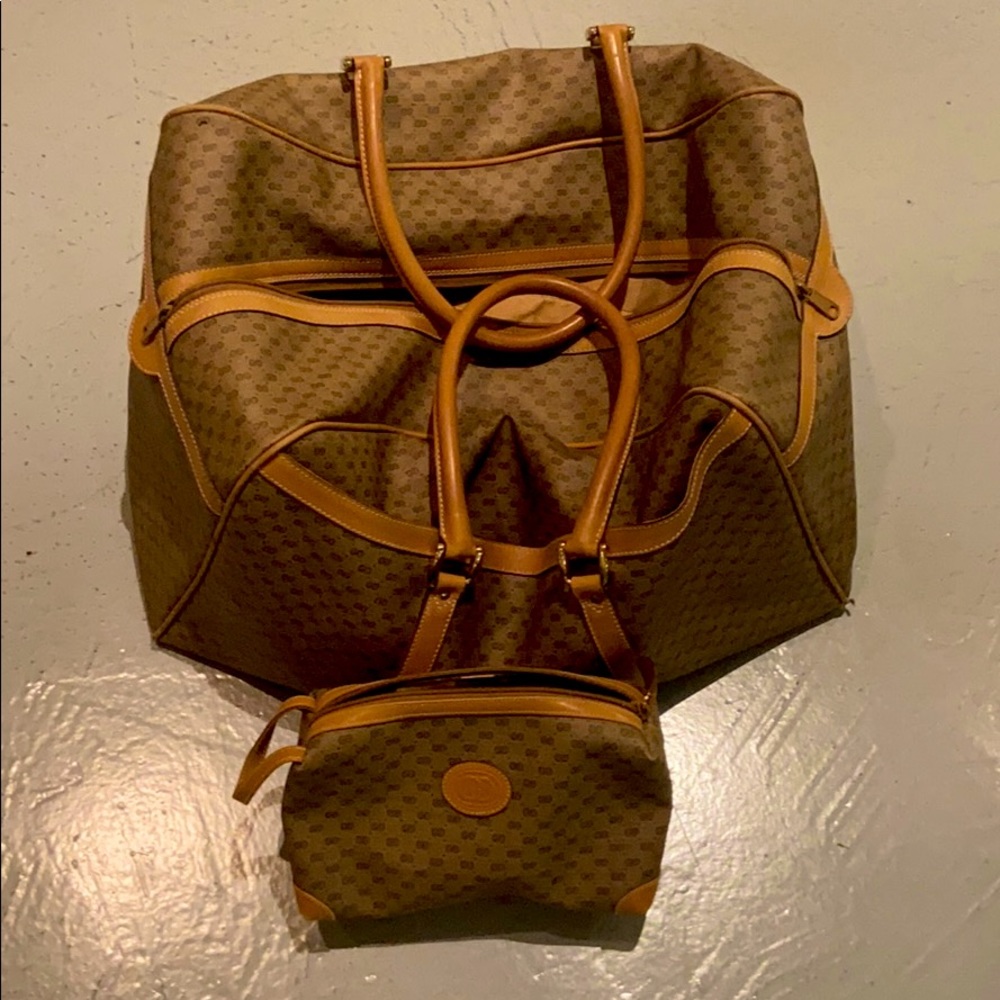 Vintage Gucci Duffle Bag Set